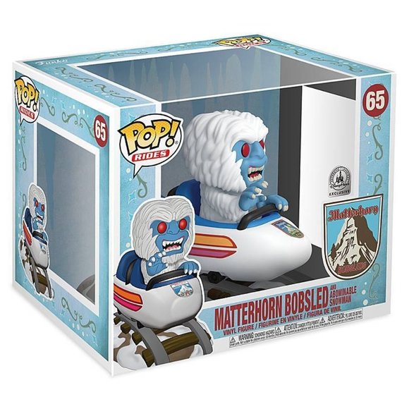 Disney Parks Funko Pop Rides Matterhorn Bobsled Abominable Snowman Figure - Picture 1 of 6